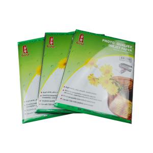 China High Definition 135gsm Cast Coated Photo Paper , A4 Glossy Photo Paper 100 Sheets wholesale