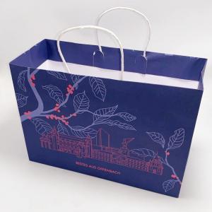 China Colored Craft Custom Printed Paper Bags Recycled With Sticky Paper Handle on sale