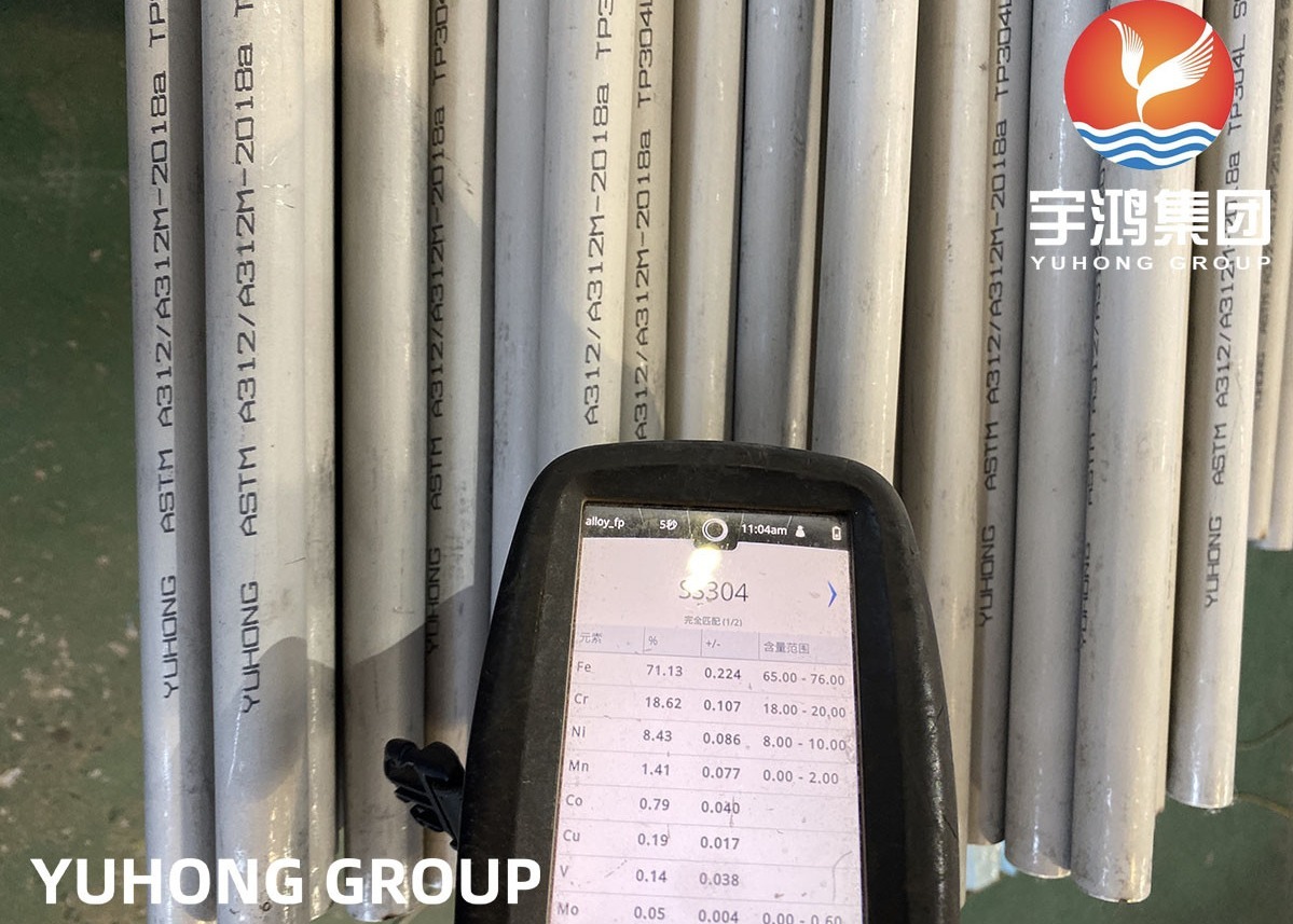 Stainless Steel Seamless Pipe ASTM A312 TP304L TP304H TP321 TP316L Annealed and Pickled