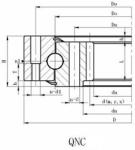 Slewing bearings Single-Row 4 Point Contact Ball Slewing Ring Bearing 1000.25