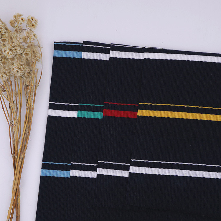 Easy-To-Maintain And Wrinkle-Resistant Striped Knit Fabric For Busy Lifestyles