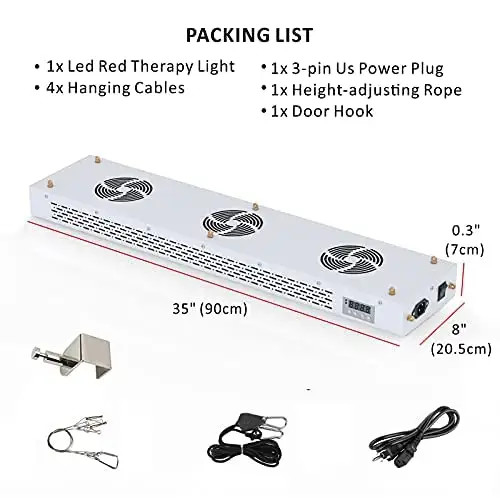 Anti Aging 1500W LED Light Therapy Machine Skin Face Phototherapy