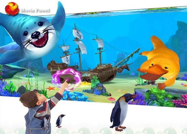 Amusement Park Equipment Virtual Reality Simulator Kids Ar Interactive Painting