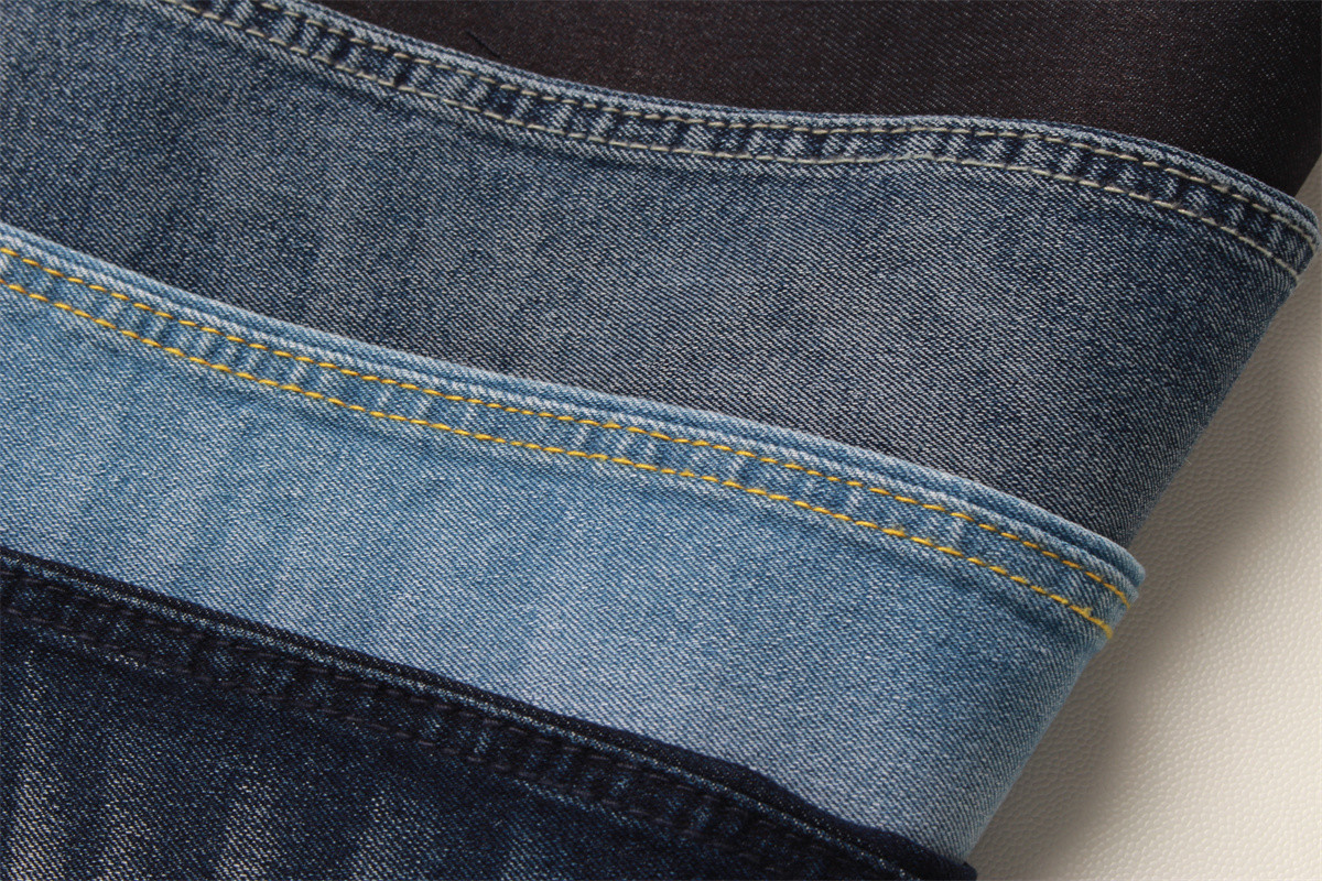 Sanforizing 10.2 Oz 58/59'' Super Stretch Textile Fabric Jean Material For Apparel