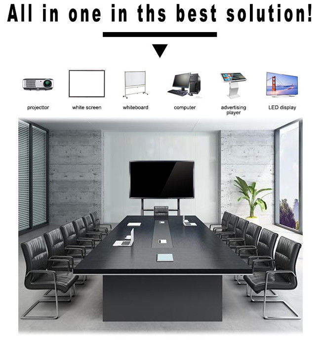 256G 512G Conference Interactive Flat Panel 86 Inch Touch Screen 1