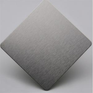 China Top selling SS304 316 201 stainless steel NO4 brushed sheet stainless steel plate alibaba supplier on sale