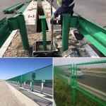 Galvanized Powder Coated Anti Dazzle Traffic Barrier Wire Mesh Fence Highway