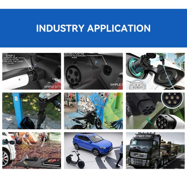 Purpose for replace/repair AOTAI Type2 to America 3pin Plug Adapter EV Adapter Type 2 male to Type B AC Charger eBike Scooter