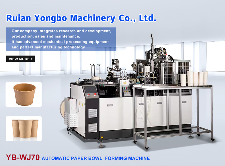 Note Customized Service for Restaurant Paper Spaghetti Bowl Forming Machine Disposable Paper Food Blow Making Machine