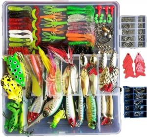 China Freshwater Fishing Lure Kit Fishing Tackle Box With Different Lures And Baits wholesale