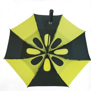 China 62 inch Extra Oversize Large Compact Golf Umbrella，Double Canopy Vented Windproof Waterproof Stick Umbrellas fo wholesale