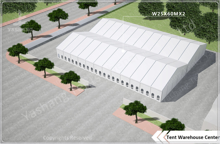 Industrial Storage Tents Buildings Temporary Warehouse Structures with UV Resistance
