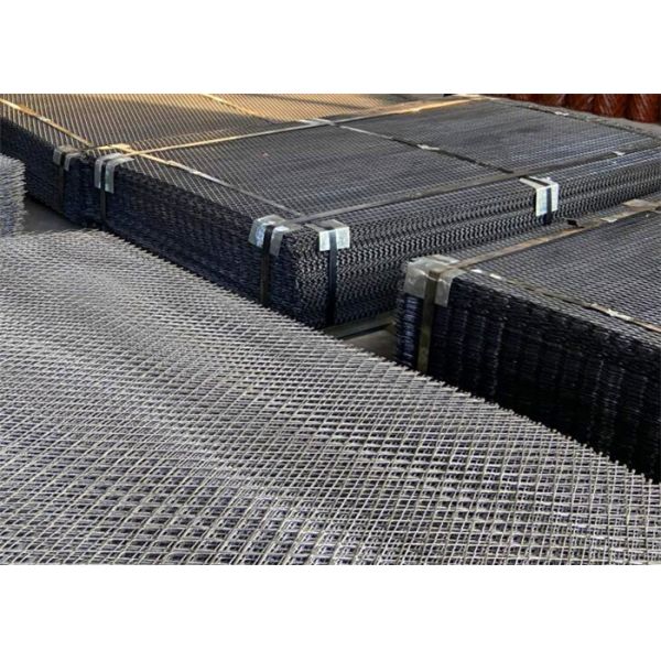 Flattened Black Sheet Expanded Stainless Steel Mesh For Building Projects 1.25*2.5m