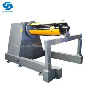 China 5t 8t 10t Hydraulic Decoiler Automatic Uncoiler Machine Without Car wholesale
