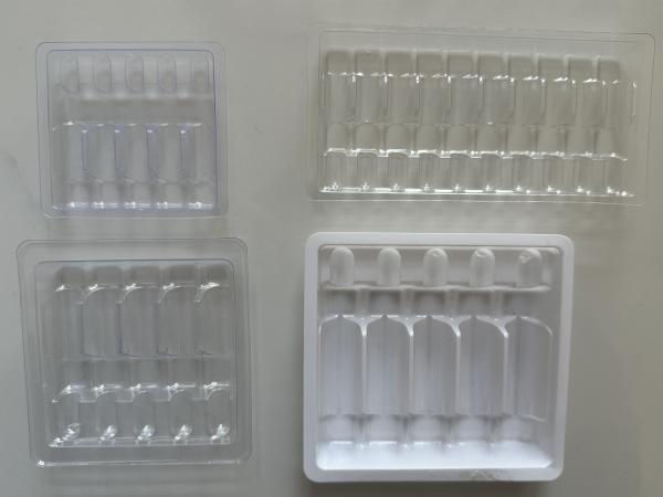 Blister Tray Packaging For Medicine Water Injection 1ml 2ml 5ml 10ml PET Ampoule