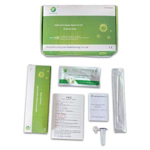 China Covid 19 Antigen Test Kit Nasal Swab 10 Tests/Kit CE Professional Test Accuracy 99.68% wholesale