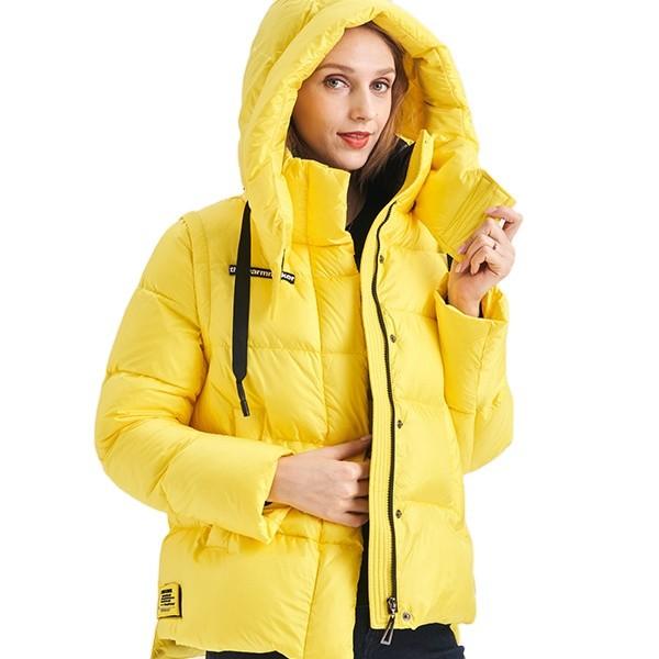 FODARLLOY 2022 Autumn and winter New style Women's Short Zipper Cotton-padded