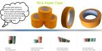 bopp Custom Carton Packing Tape, Abrasive yellow and black anti slip tape