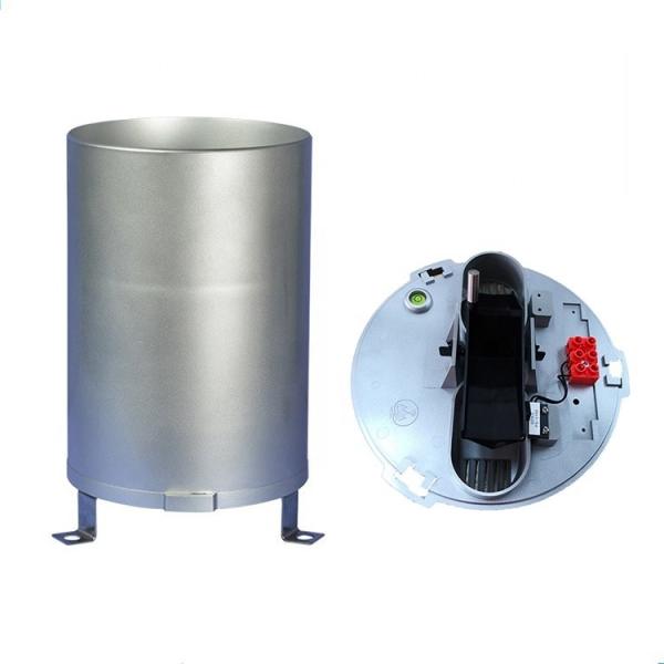 High Accuracy 0.5mm Pulse Output Tipping Bucket Rain Gauge for Outdoor Plastic