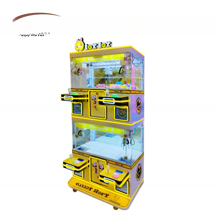Colorful Park Claw Crane Vending Machine Toy Doll Crane Machine Single Person