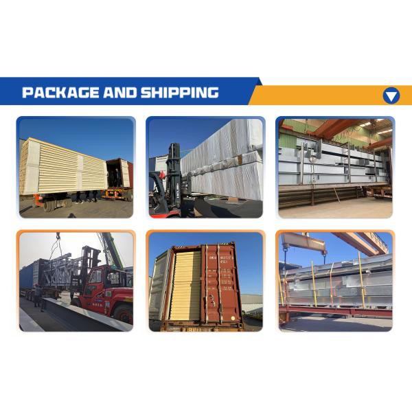 Two Layer Prefab Steel Structures Construction Large Span Metal Warehouse Building