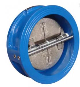China 8 Inch DN150 DN300  Ductile Iron DI SS304 Stainless Steel Cf8m Duo Plate Disc Type Wafer Dual Check Valve on sale