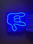 Halloween Decor Neon Lights LED Neon Signs I Love You Gesture