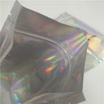 Shinning Holographic Foil Pouch Packaging Hologram Bags Mylar Glitter Powder
