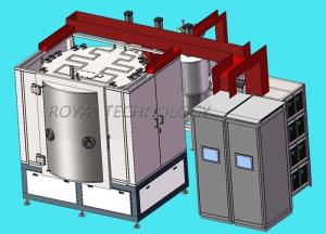 China Arc Evaporation Chrome Plating Equipment , Hand Shower Silver Pvd Coating Equipment wholesale