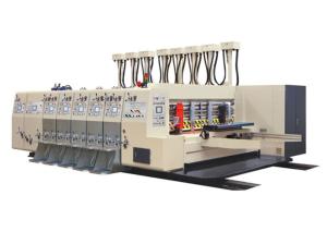 China Corrugated Carton Pizza Box Printing Die Cutting Machine 120pcs/min wholesale