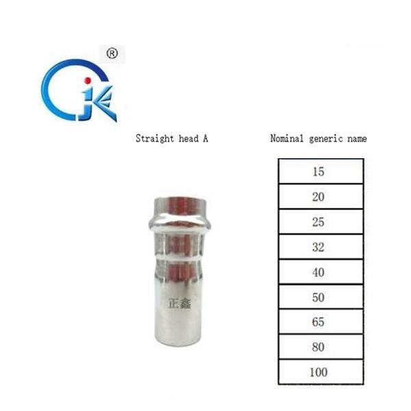 Nickel White Pro Press Fit Fittings 10mm - 100mm For Plumbing Long Service Life