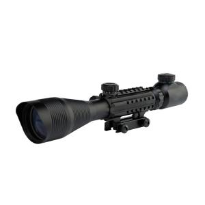China Dual Illuminated Tactical Hunting Scope With Tri Pictinny Rail 312mm wholesale