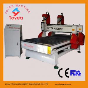 China Double Trolley cnc router machine with square linear rail TYE-1325-2T on sale