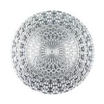 China High Quality Color Decoration Glass Charger Plate for Dinnerware