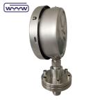 OEM ODM Diaphragm Pressure Gauge SS316 Coated PTFE High Pressure Gauge