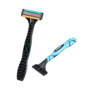 China Pivoting Head 5 Blade Disposable Razors , Virtual Guard 5 Blade Shaving Razor wholesale
