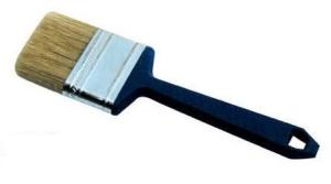 China Double Boiled House Paint Brush White Bristle Painting Brush wholesale