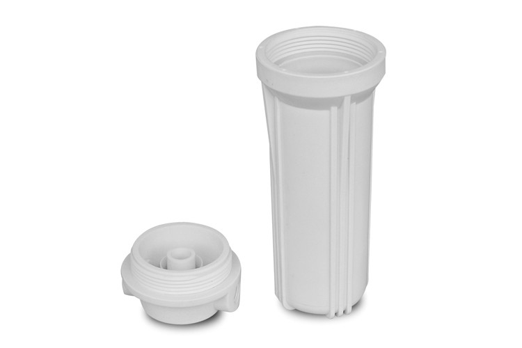 Durable Plastic 10 Inch RO Filter Housing American Style With External Thread