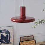 Danish vintage restaurant chandelier nordic minimalist creative red living room