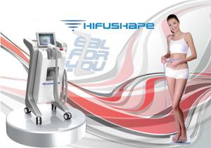 China CE FDA approved 93*35*45 500W Touch screen anti cellulite ultrasonic slimming HIFU machine for beauty spa wholesale