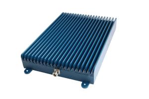 China Blue Metal Cover Single Band Repeater / Mobile Signal Repeater 33 DB Power wholesale