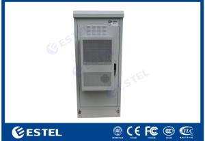 China 19 Inch Rail Floor Mounted Cabinet Single Wall Galvanized Steel With PDU wholesale