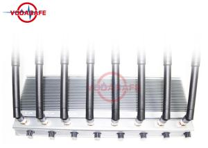 China Eight Way Desktop Cell Phone Jammer Kit WiFi 2.4G 4G 2600MHz For Gallery wholesale