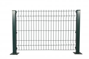 China Galvanized Metal Pvc Coated 3d Curved Wire Mesh Fence For Garden Farm wholesale