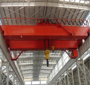 China Warehouse Use Electric Overhead Crane Double Girder Railway 15 ton 15M/MIN wholesale