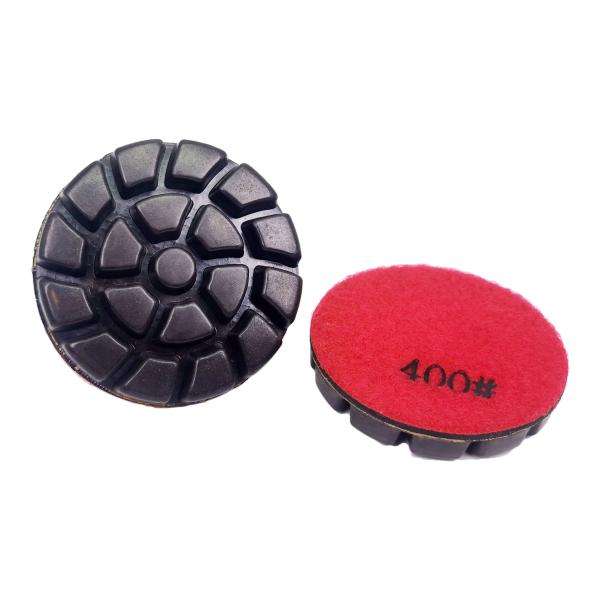 3 inch 80mm ceramic transitional diamond grinding pads wet/dry use for concrete