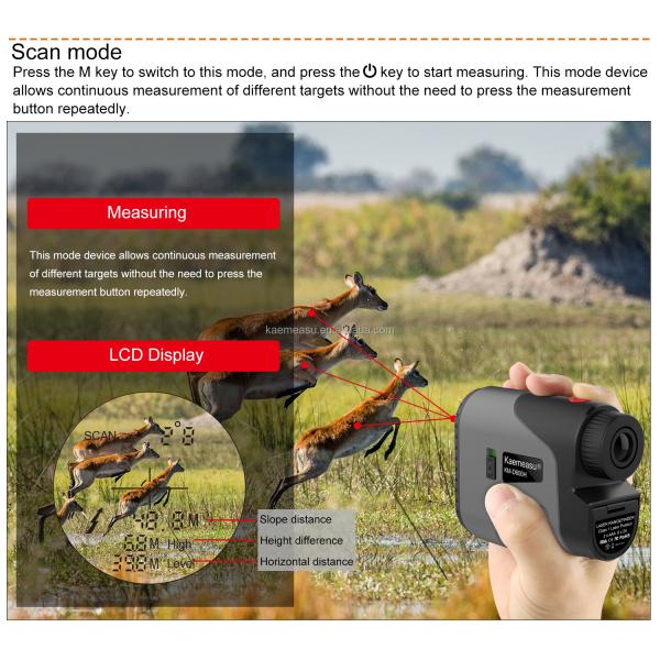 450m High Precision Rangefinder Golf Range Finder Distance Meter Laser Works Rangefinder