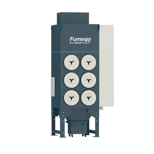 7500W Pulse Back Blowing Laser Dust Collector For Woodworking