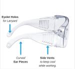 Personal Medical Eye Protection Glasses Antifoam High Definition Anti Fog Safety