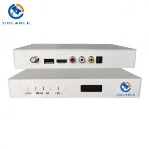 China HDMI Cable  TV Set Top Box With Smart Card CVBS H 264 MPEG - 2 HD DVB - C Output wholesale
